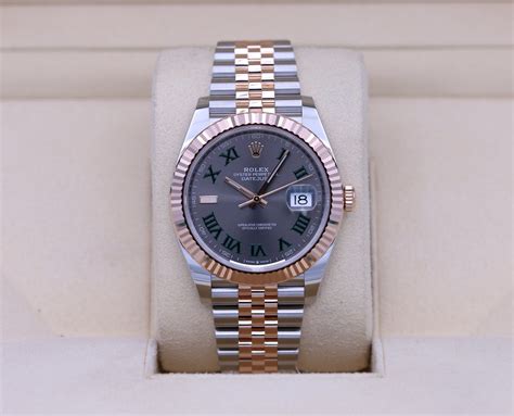 rolex wimbledon jubilee bracelet|rolex wimbledon 41 rose gold.